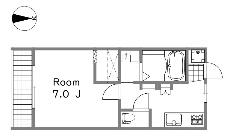 Tact 1階の間取り図
