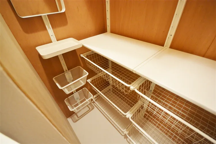 IKEAのウォークインクローゼット