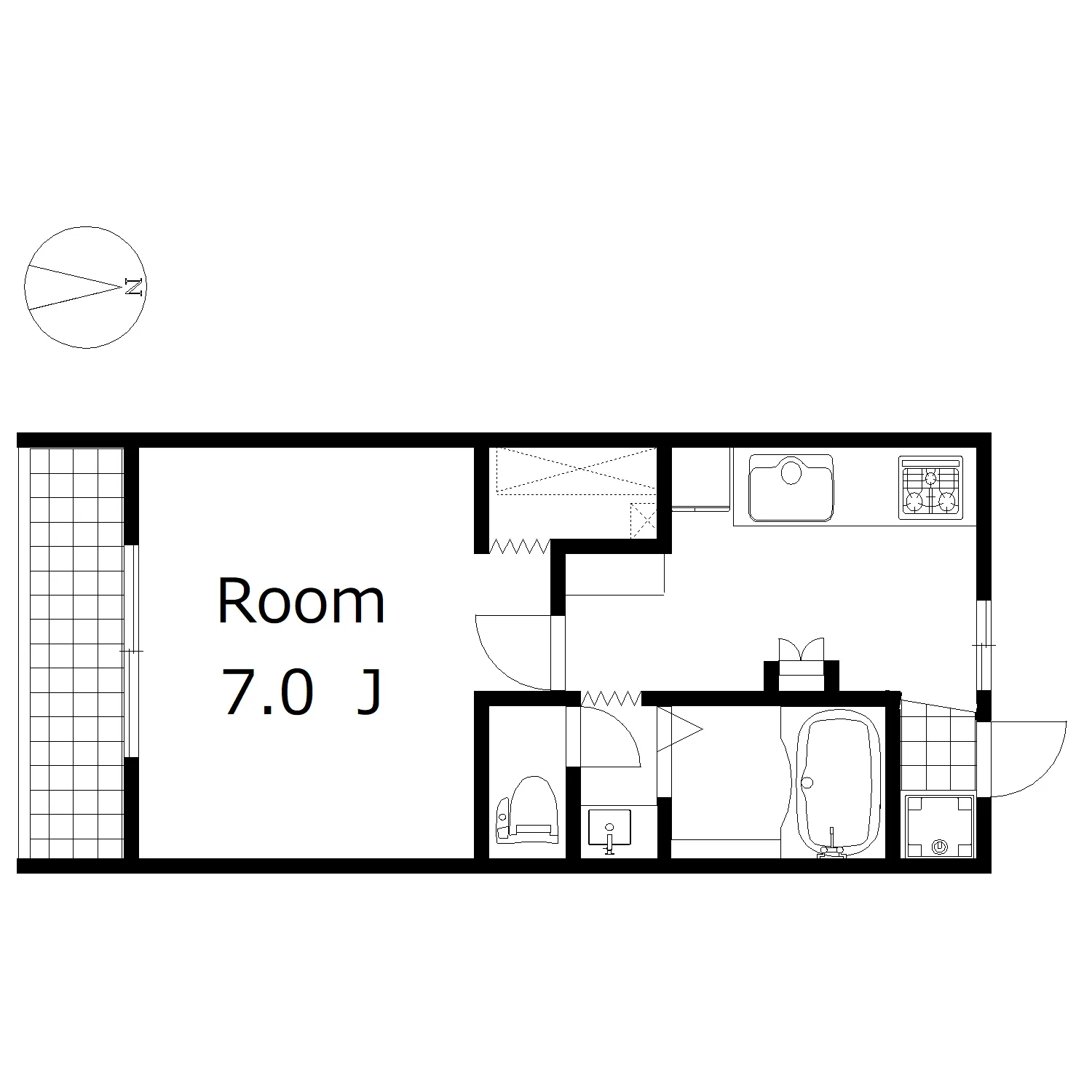 Tact 2階の間取り図