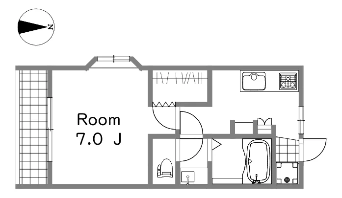 Tact 2階の間取り図